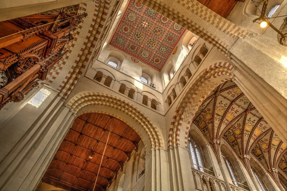 The tower ceiling. Photo: Luke Watson