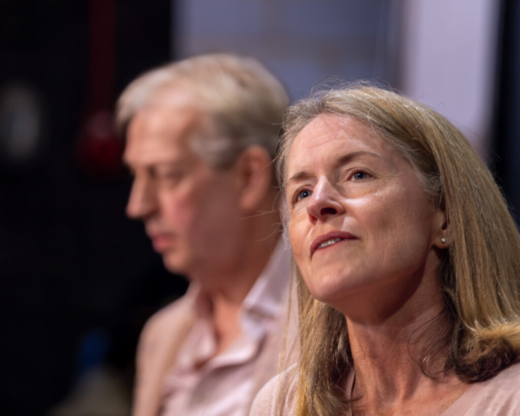 Rehearsals for Hay Fever by the Company of Ten at the Abbey Theatre. Photo: Anne Frizell
