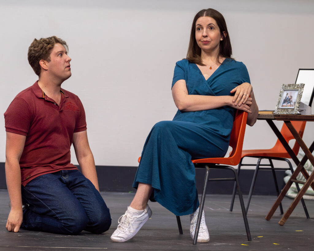 Rehearsals for Hay Fever by the Company of Ten at the Abbey Theatre. Photo: Anne Frizell