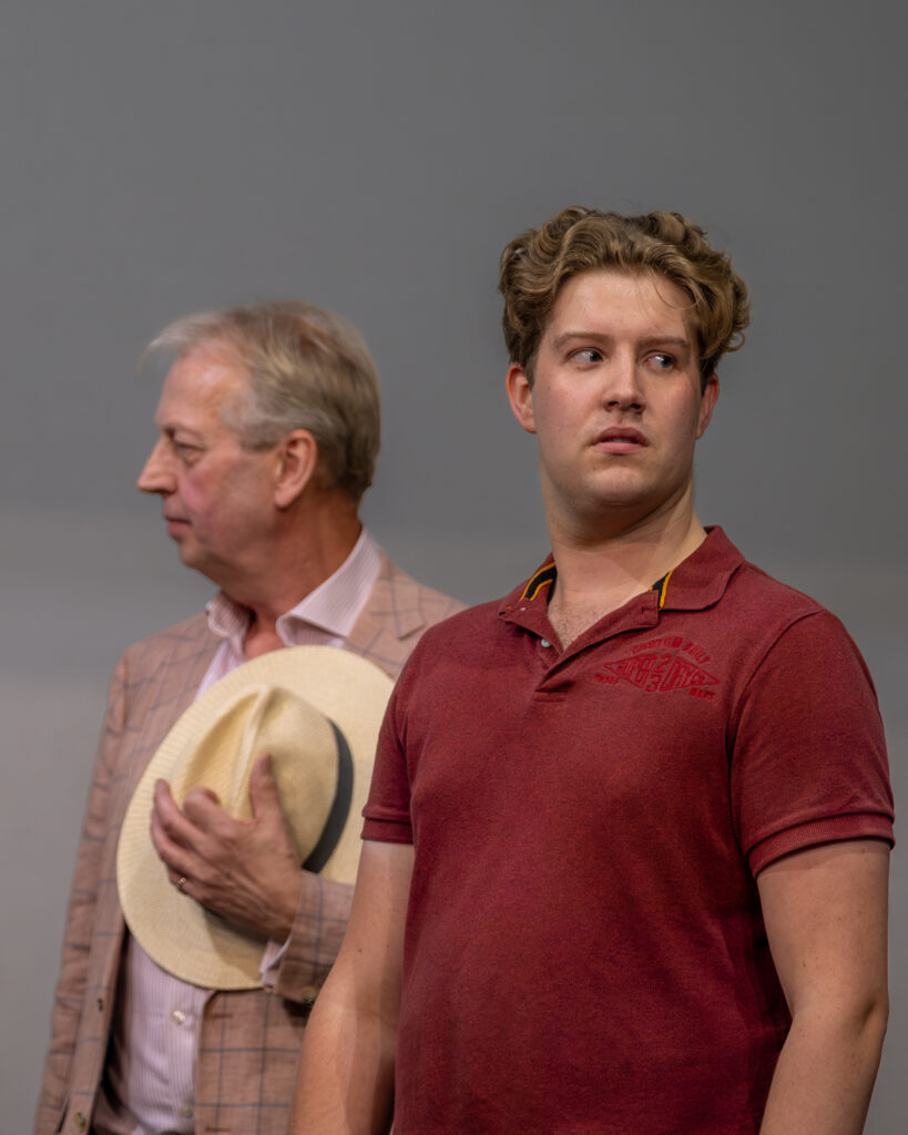 Rehearsals for Hay Fever by the Company of Ten at the Abbey Theatre. Photo: Anne Frizell