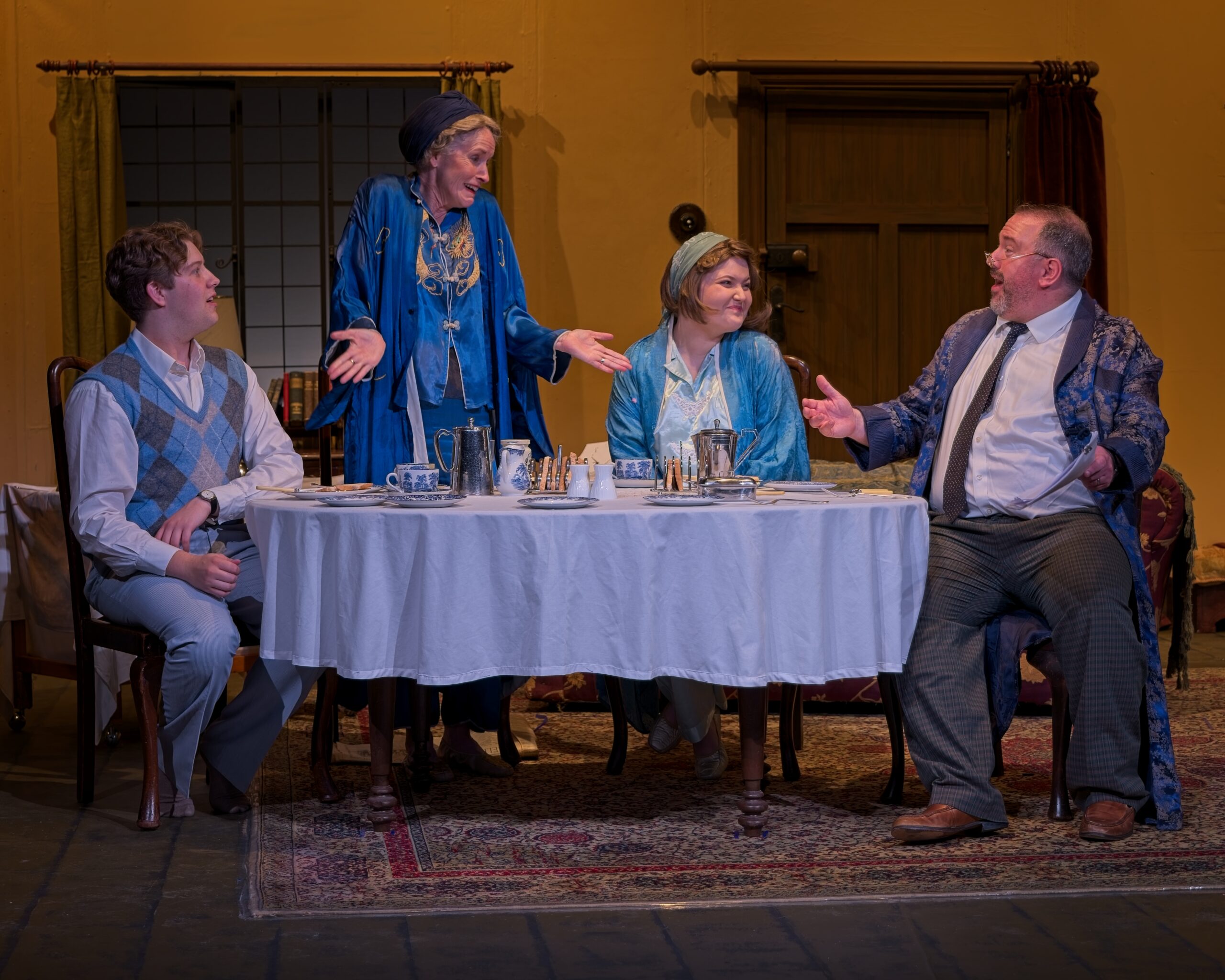 Hay Fever at the Abbey Theatre, performed by Company of Ten.