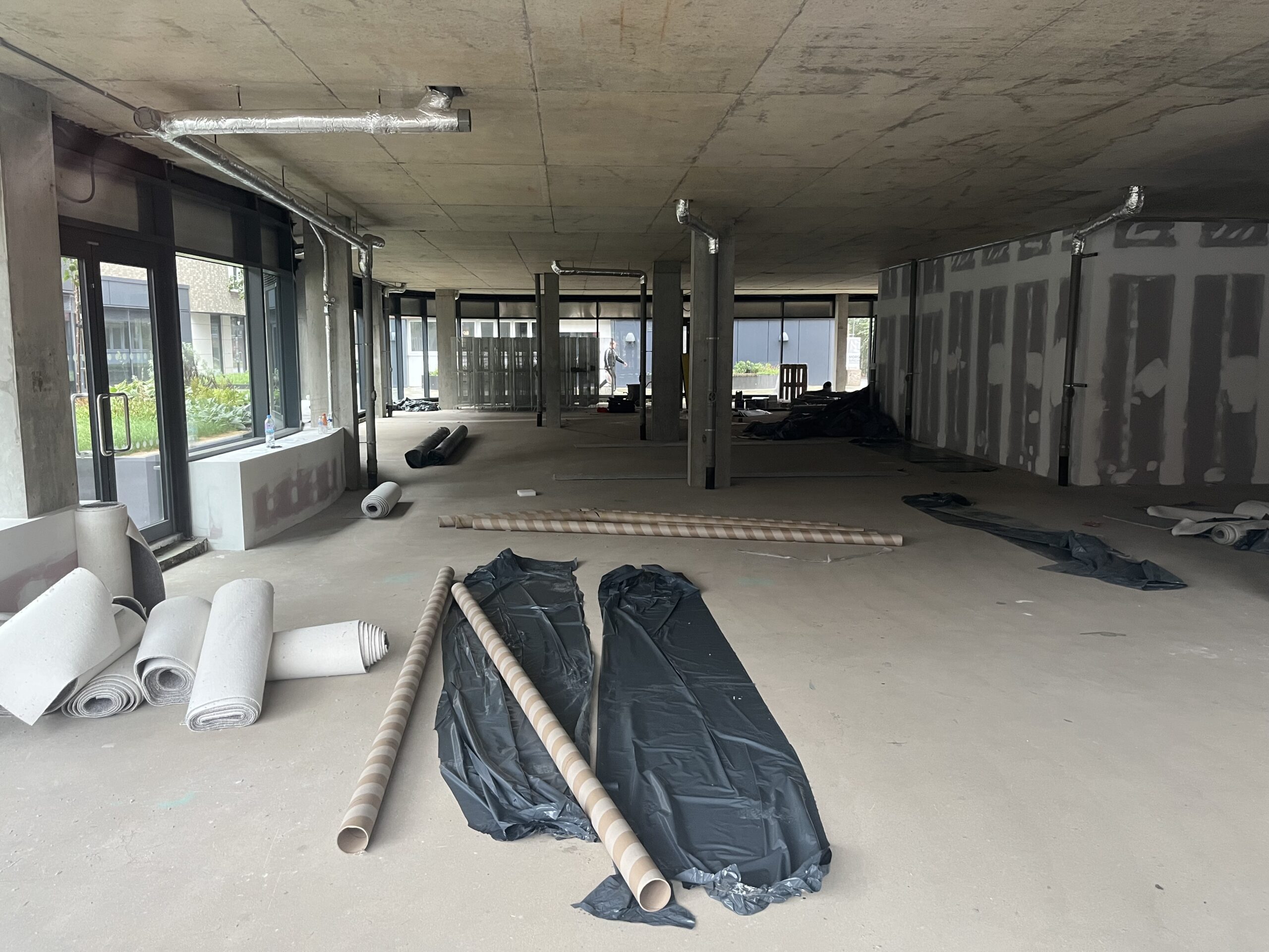 Inside the commercial space at Jubilee Square.