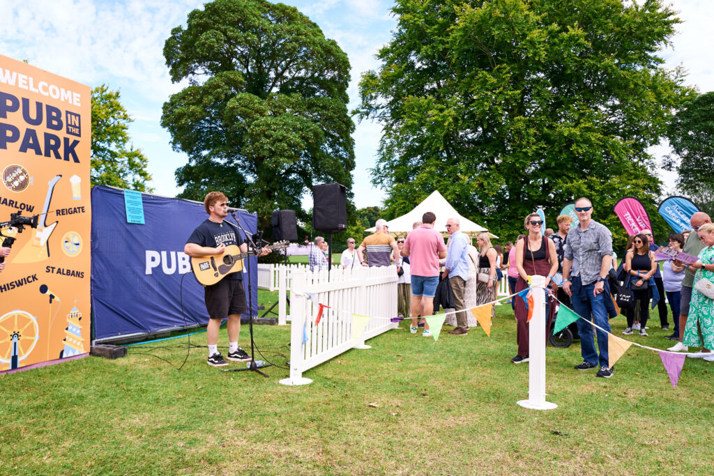 Pub in the Park St Albans 2024.