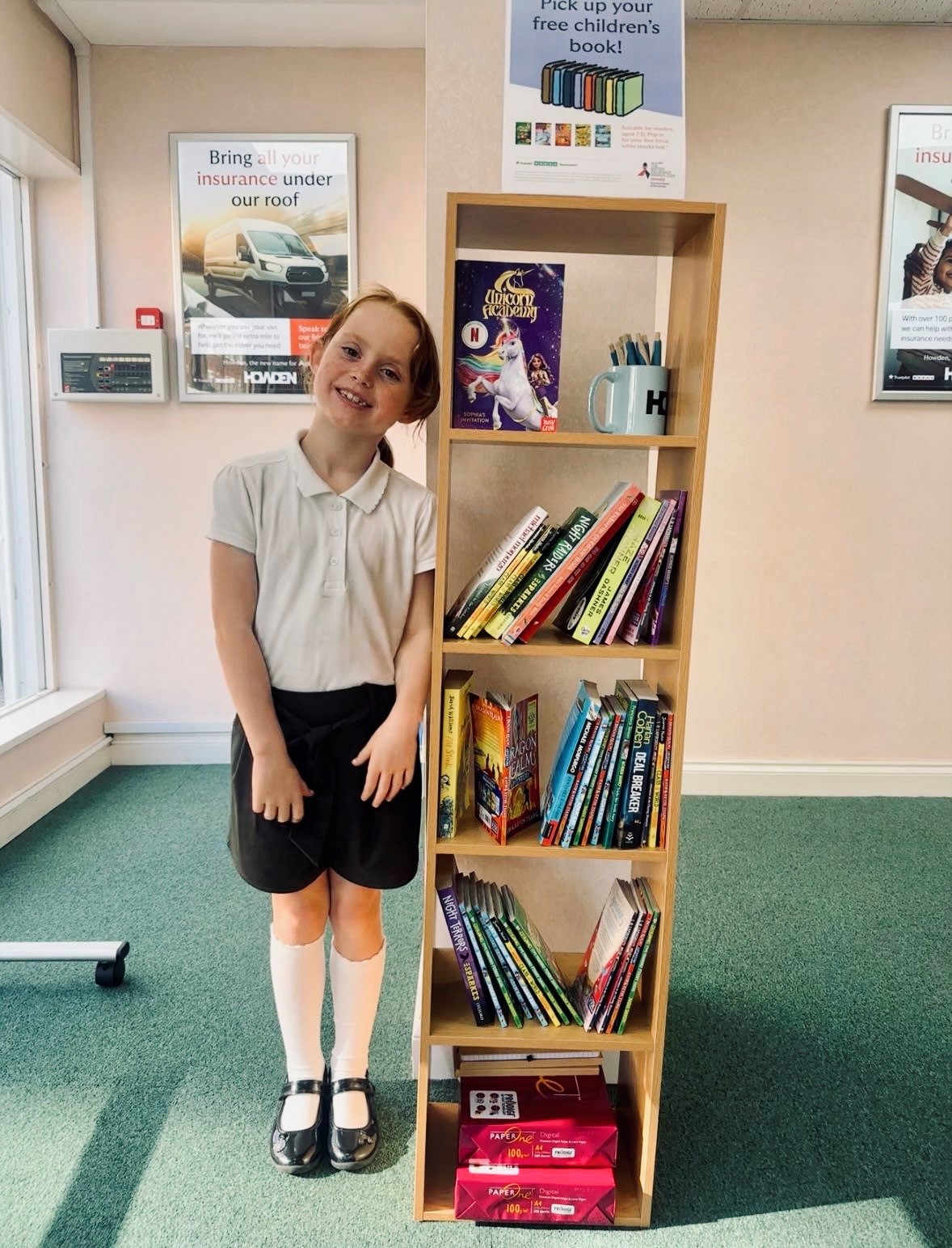 The book exchange at Howden St Albans.