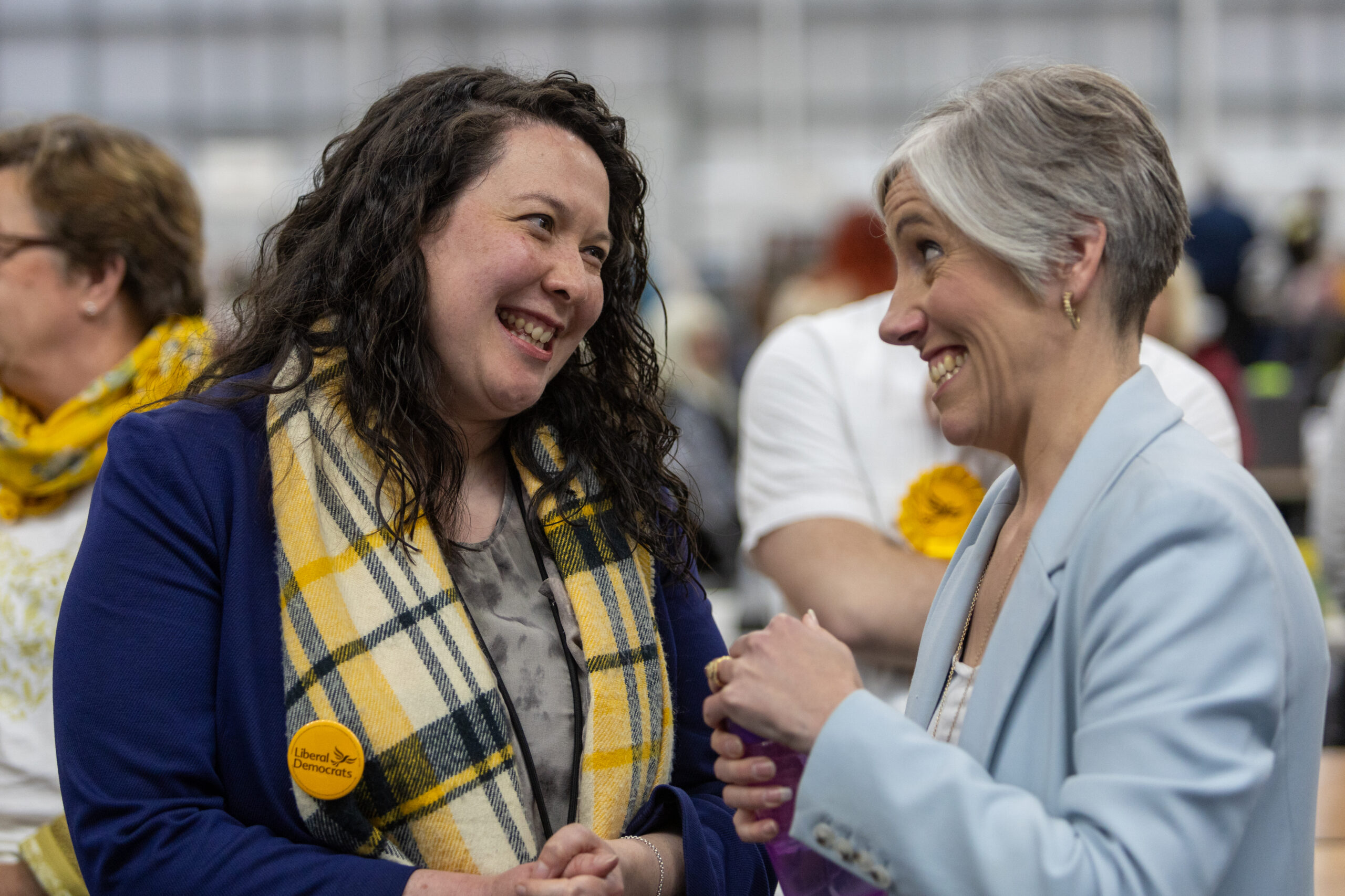 Victoria Collins and Daisy Cooper. Photo: Toby Shepheard.
