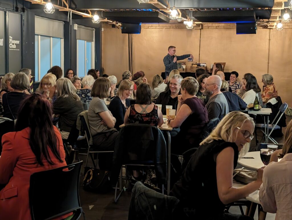 The Book Club Battle at the Pioneer Club.
