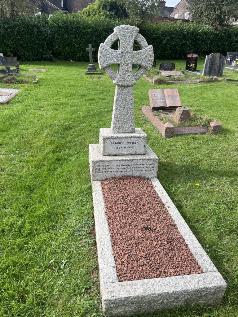 Samuel Ryder’s grave.