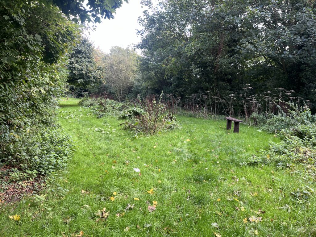 The green burial site at Hatfield Road Cemetery