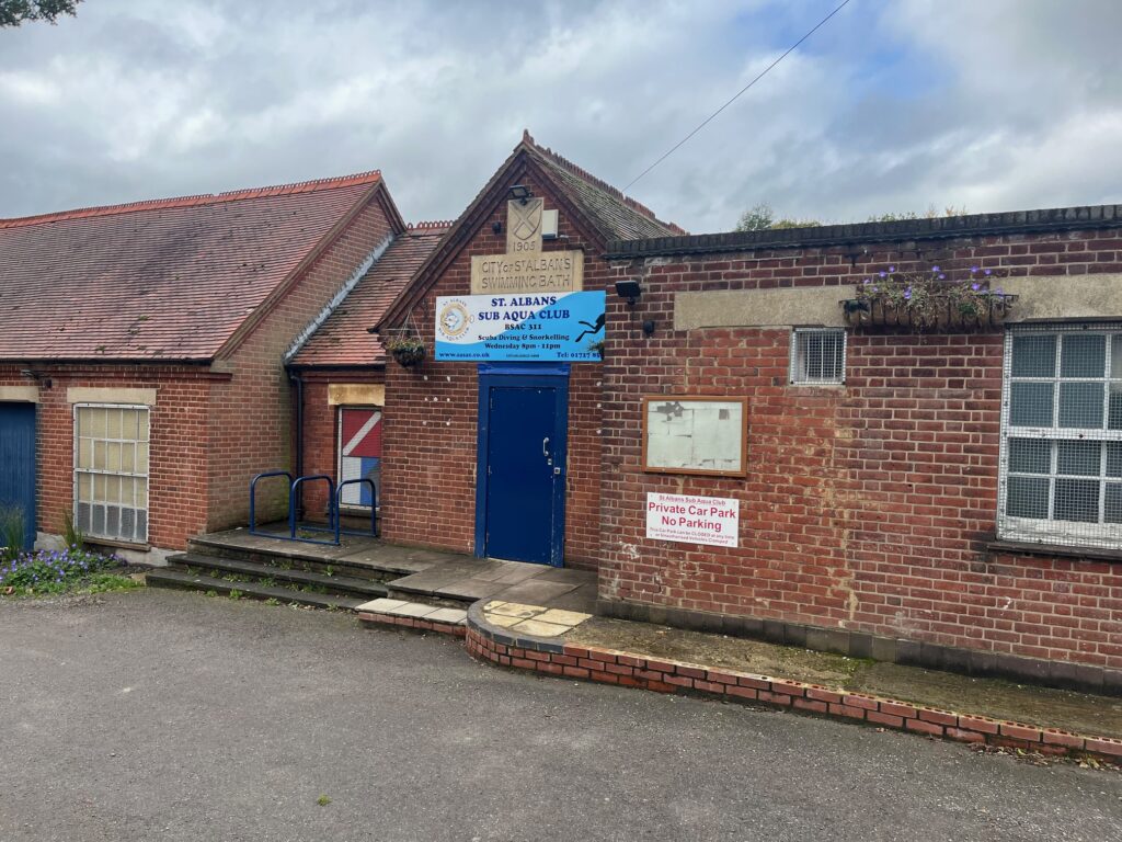 Cottonmill lido featured in the film Swimming with Men