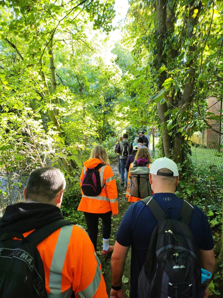 Participants in the Great Big Walk for Herts.