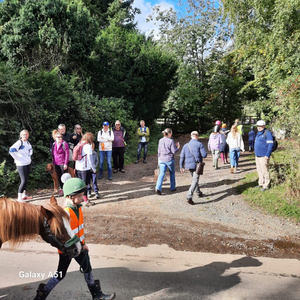 Participants in the Great Big Walk for Herts.