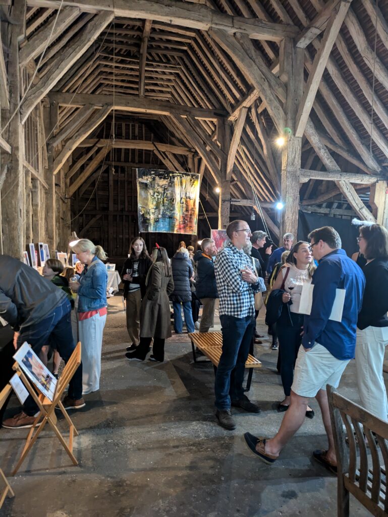 ArtShed teachers held an exhibition at Kingsbury Barn in St Albans.