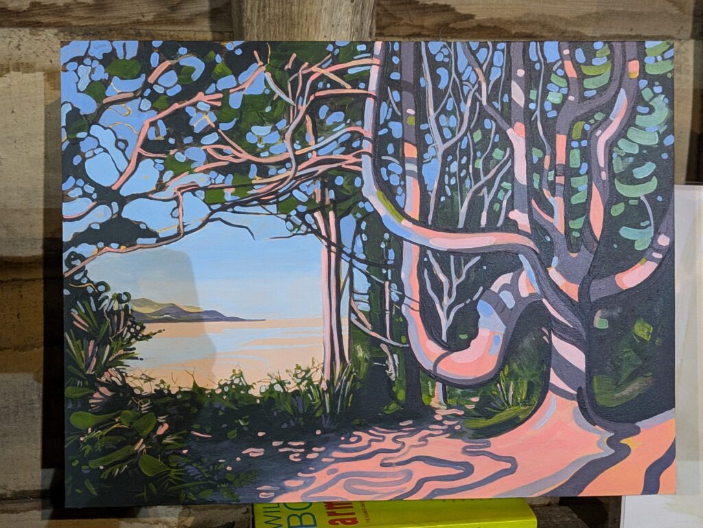 ArtShed teachers held an exhibition at Kingsbury Barn in St Albans.