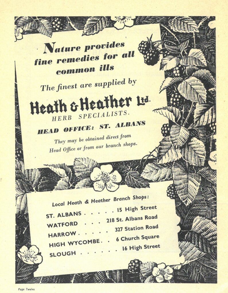 Pages from the St Albans Millenary Pageant programme.
