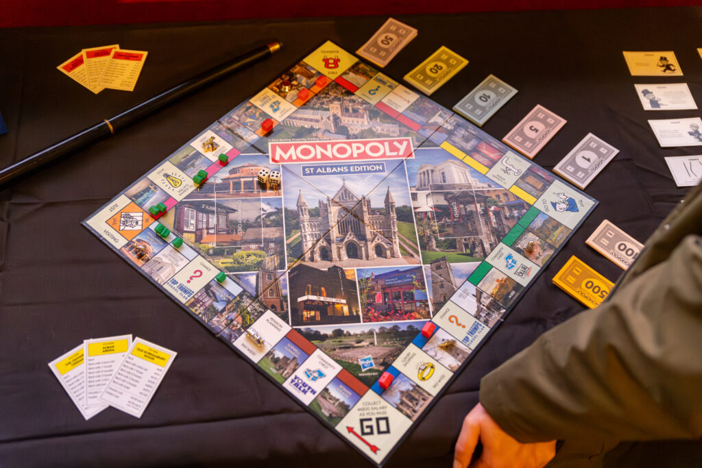 The launch of the St Albans edition of Monopoly at The Odyssey Cinema. Photo: Toby Shepheard.