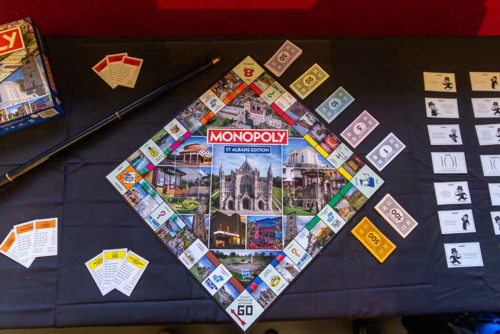 The launch of the St Albans edition of Monopoly at The Odyssey Cinema. Photo: Toby Shepheard.