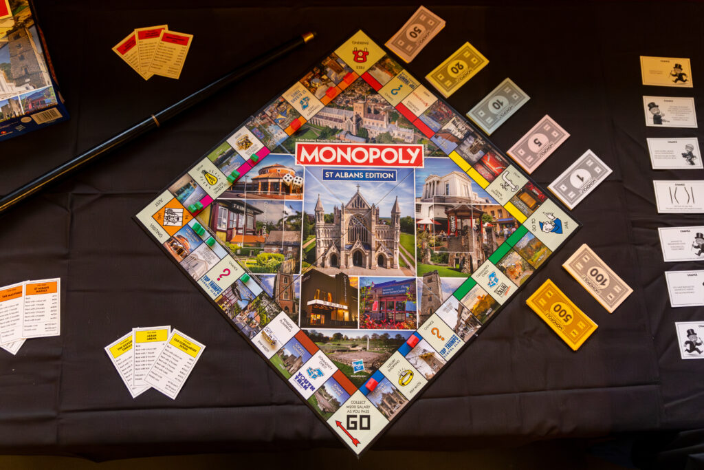The launch of the St Albans edition of Monopoly at The Odyssey Cinema. Photo: Toby Shepheard.