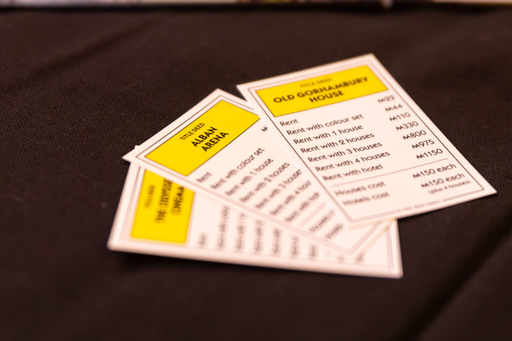 The launch of the St Albans edition of Monopoly at The Odyssey Cinema. Photo: Toby Shepheard.