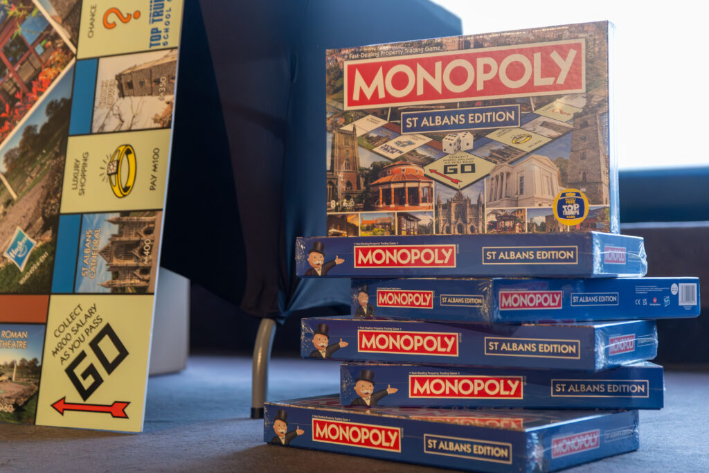 The launch of the St Albans edition of Monopoly at The Odyssey Cinema. Photo: Toby Shepheard.