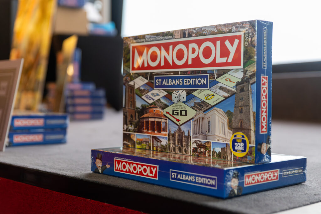 The launch of the St Albans edition of Monopoly at The Odyssey Cinema. Photo: Toby Shepheard.