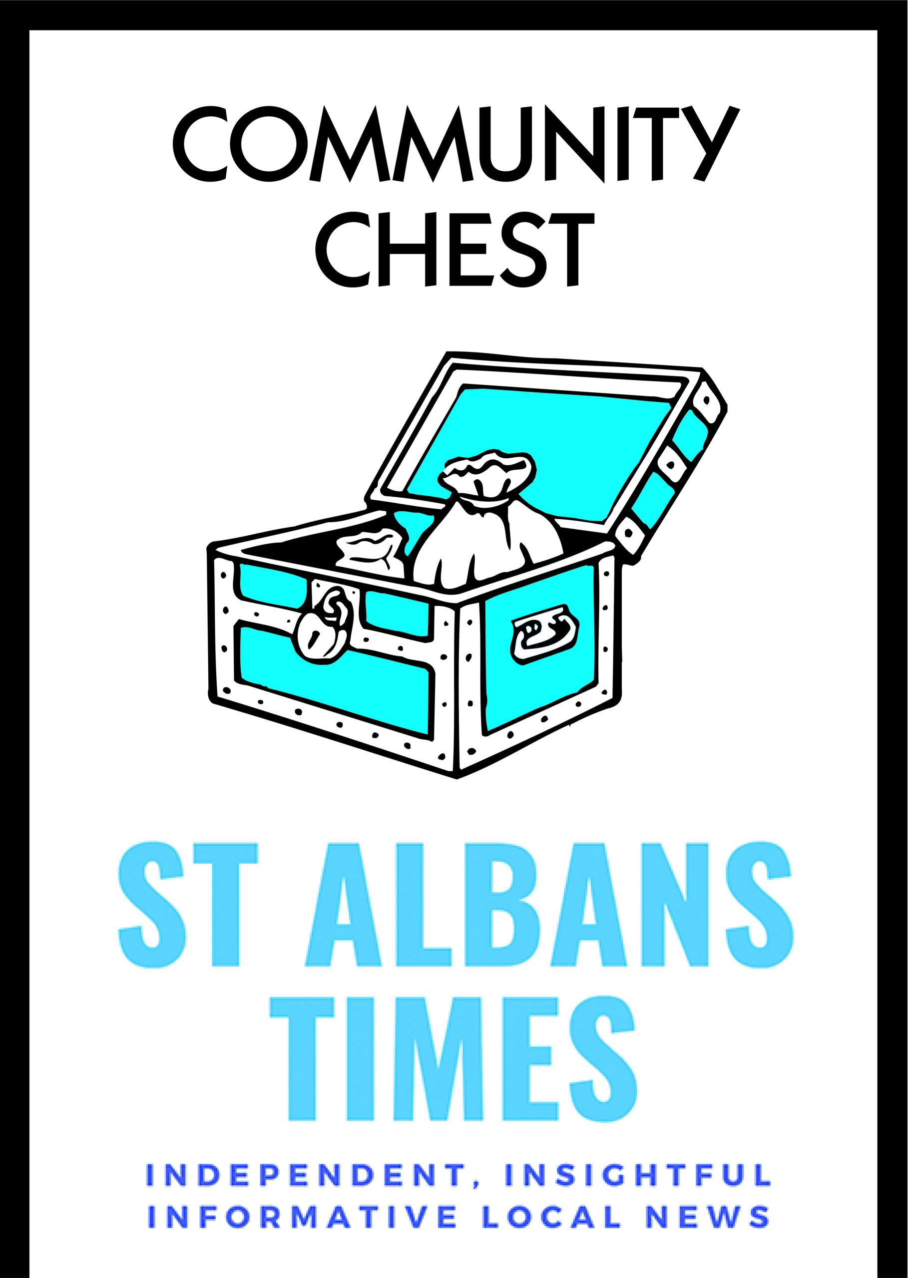 The St Albans Times square on the Monopoly board.