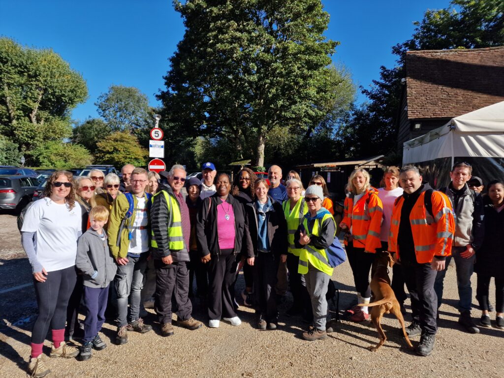Participants in the Great Big Walk for Herts.