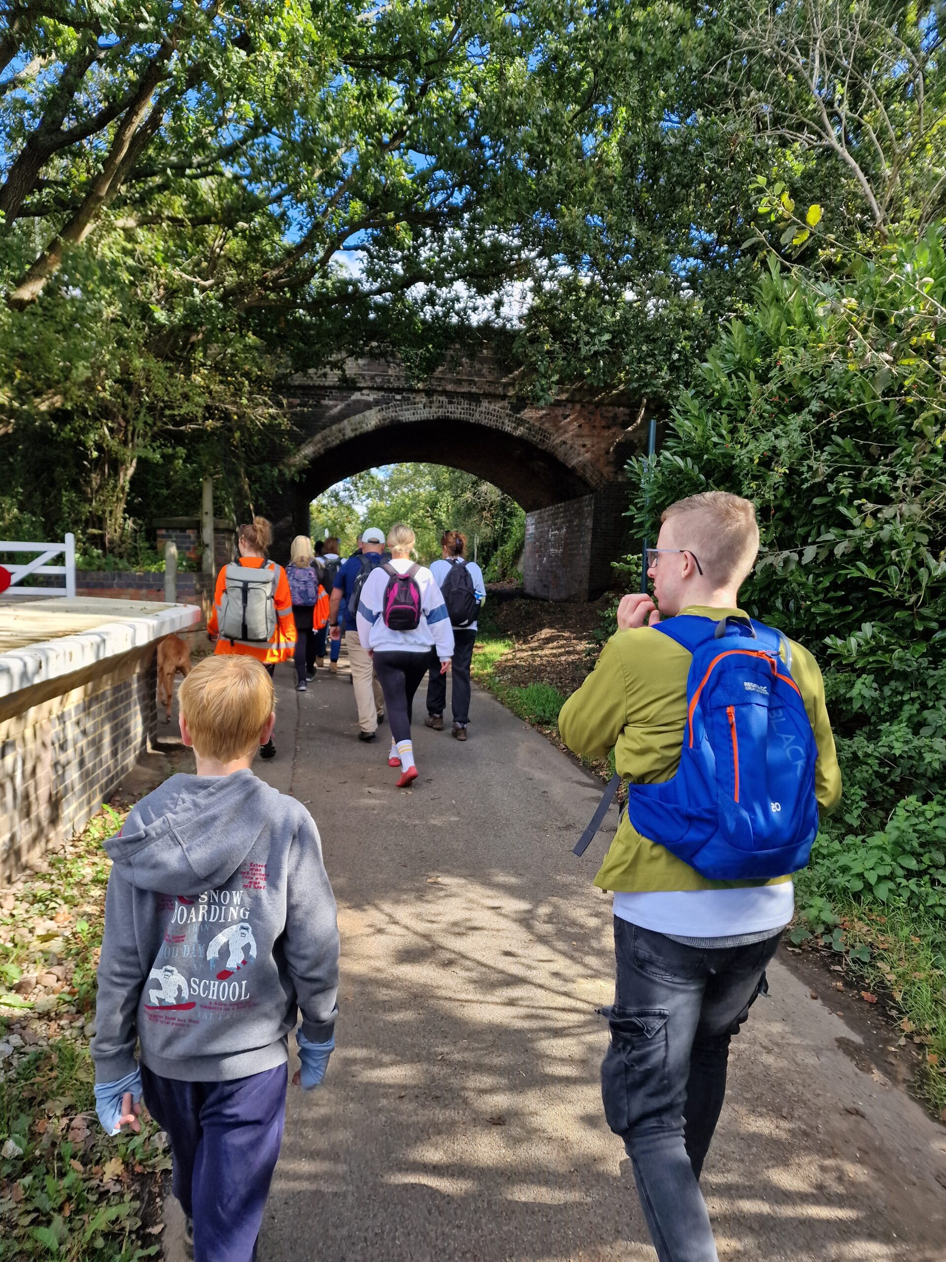 Participants in the Great Big Walk for Herts.