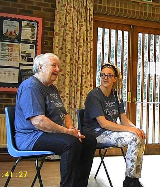 Keely Rolls and her nan Mary