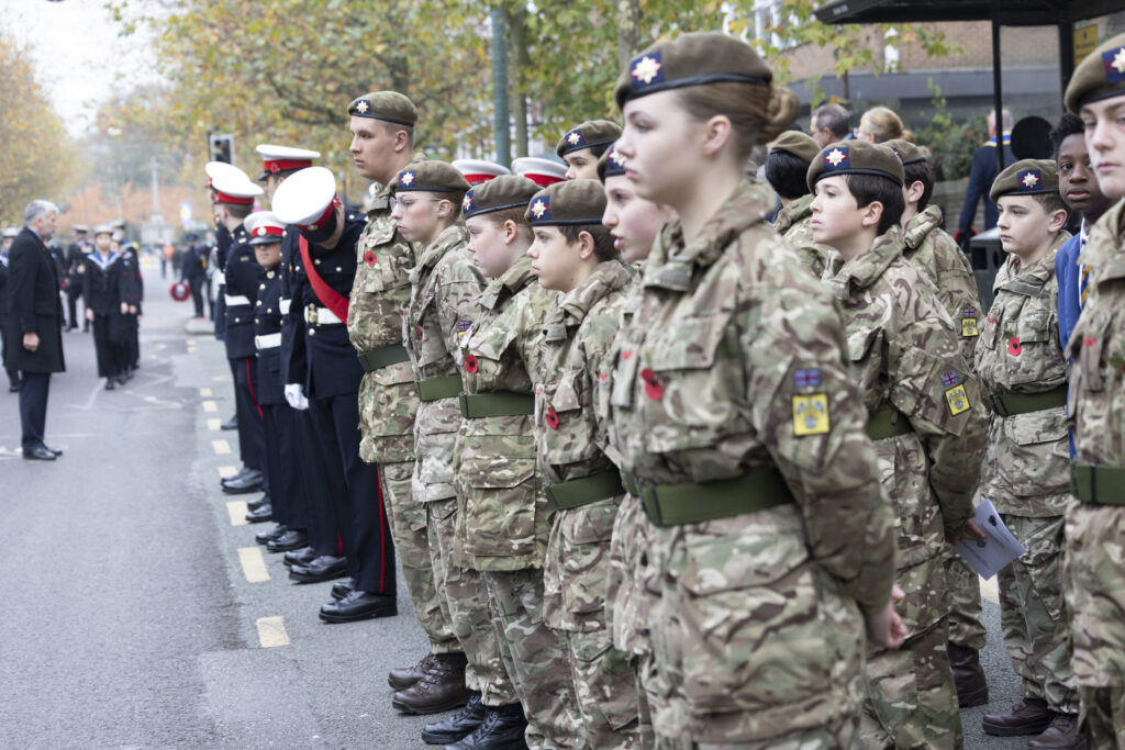 St Albans Remembrance Sunday parade and service. Photo: Tony Barr