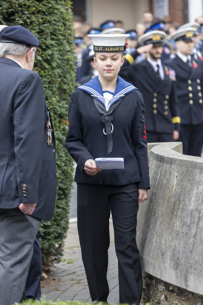 St Albans Remembrance Sunday parade and service. Photo: Tony Barr