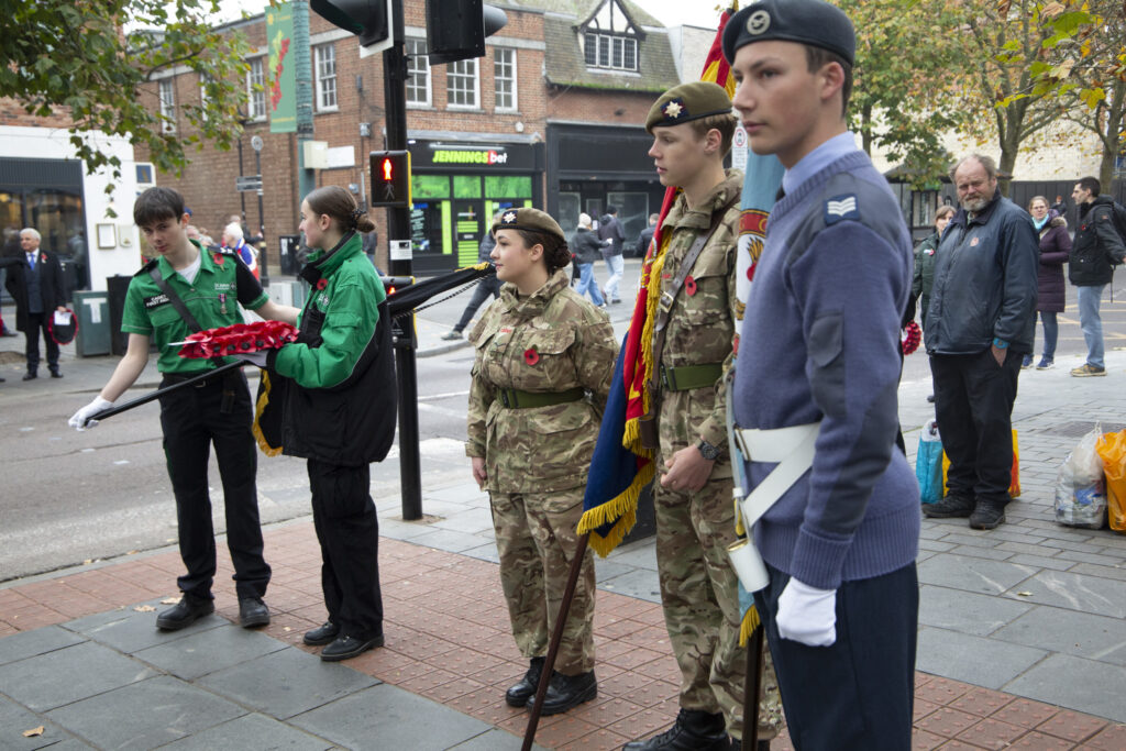 St Albans Remembrance Sunday parade and service. Photo: Tony Barr