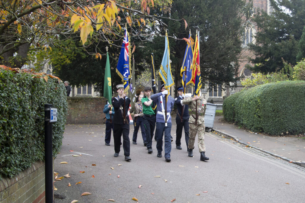 St Albans Remembrance Sunday parade and service. Photo: Tony Barr