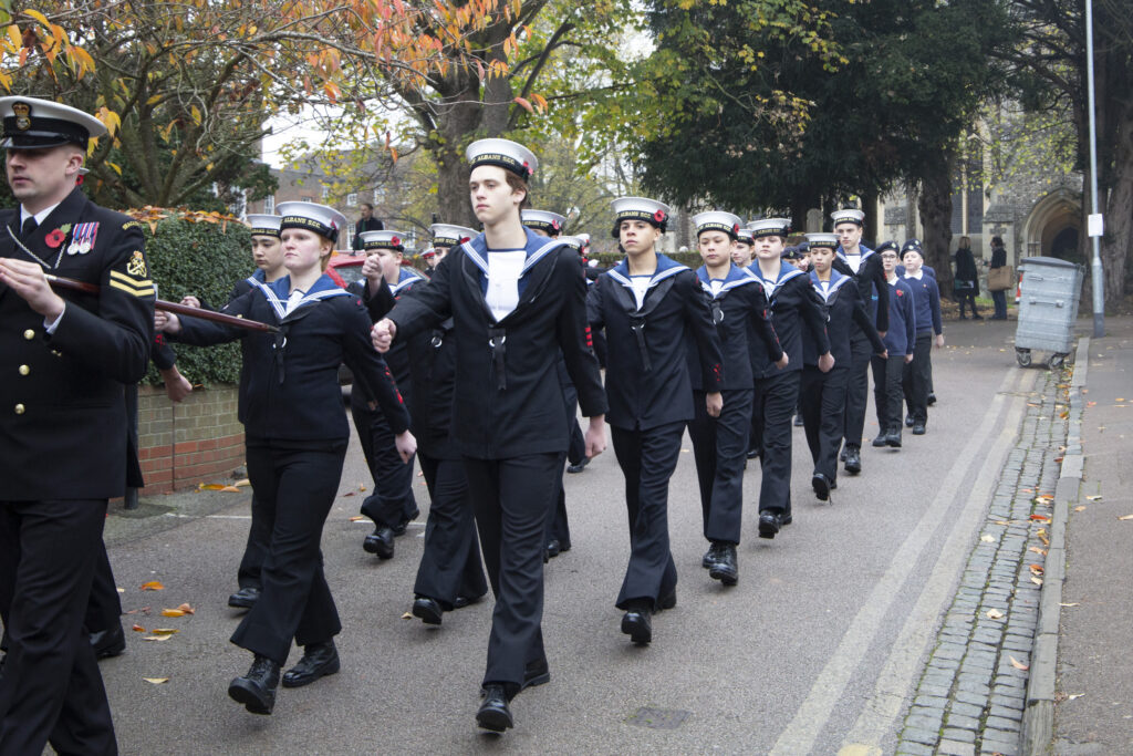 St Albans Remembrance Sunday parade and service. Photo: Tony Barr