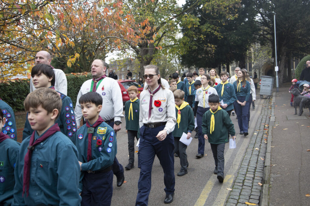 St Albans Remembrance Sunday parade and service. Photo: Tony Barr