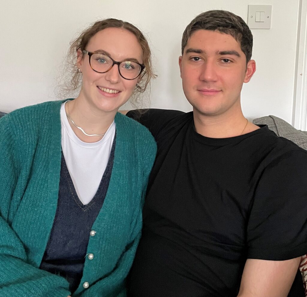 Ben and his girlfriend Emma.