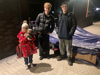 Different Sleep Outs for the Gaskin family.