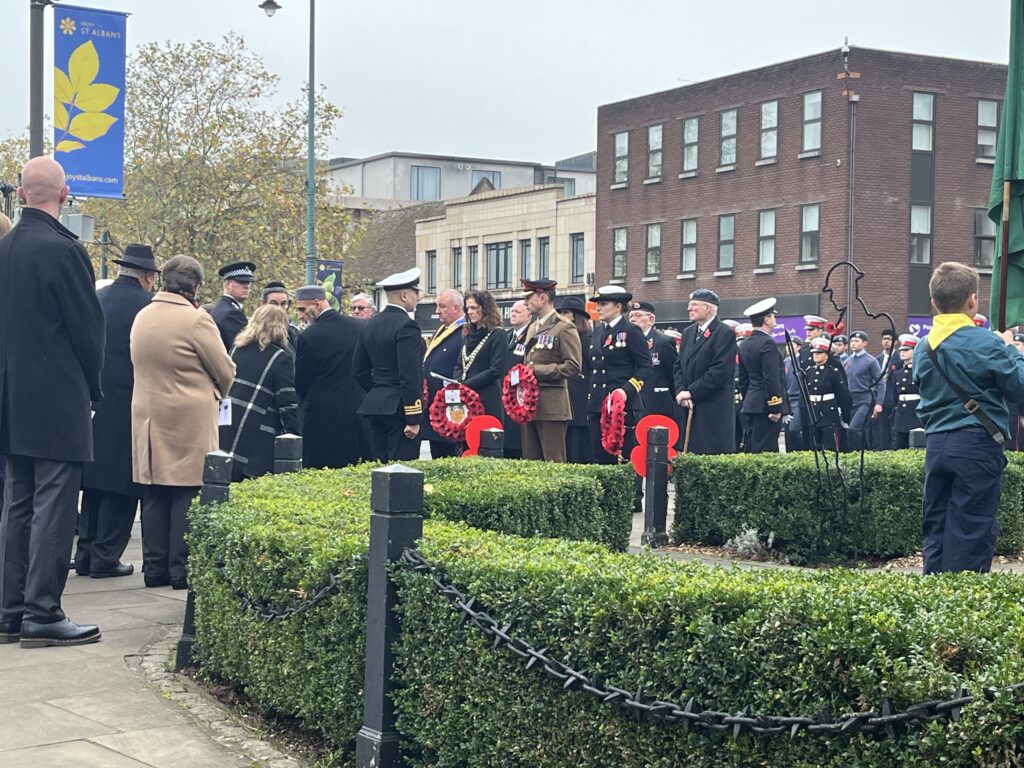 St Albans Remembrance Sunday parade and service. Photo: Matt Adams