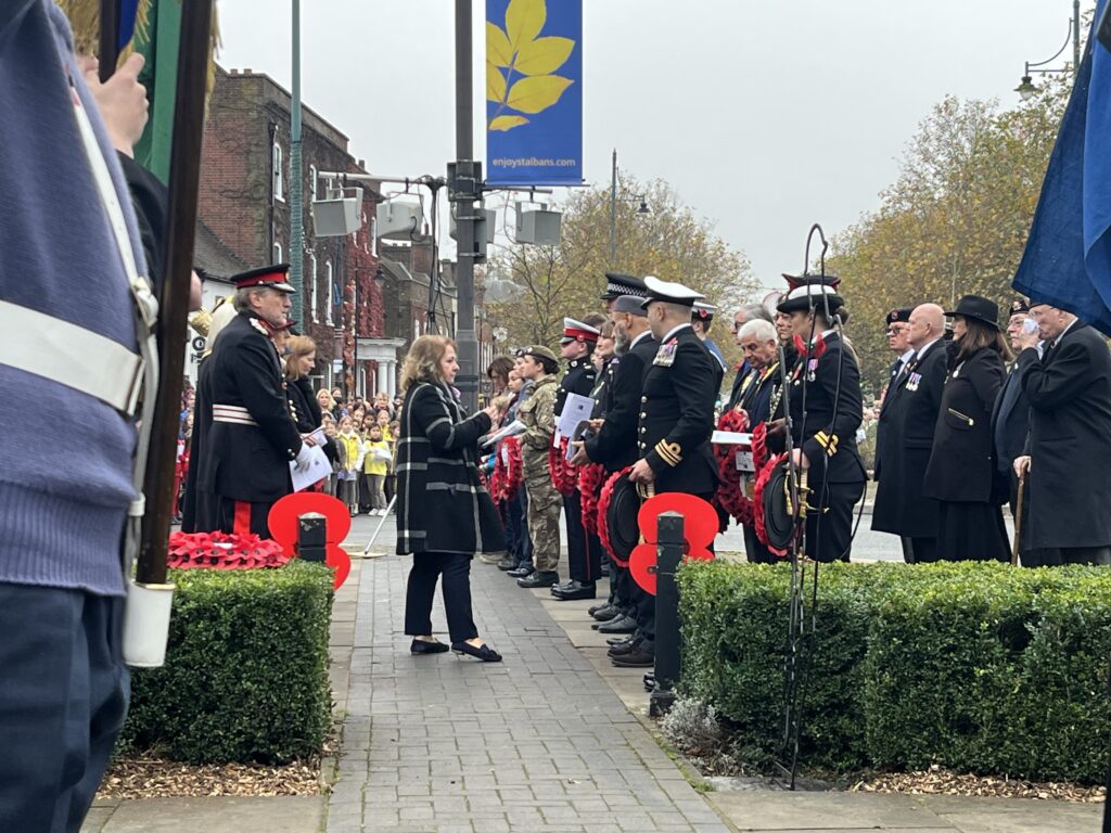 St Albans Remembrance Sunday parade and service. Photo: Matt Adams