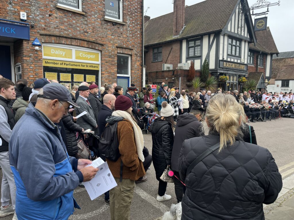 St Albans Remembrance Sunday parade and service. Photo: Matt Adams