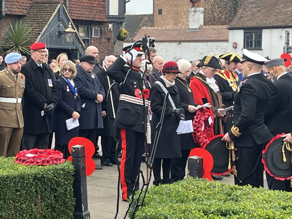 St Albans Remembrance Sunday parade and service. Photo: Matt Adams