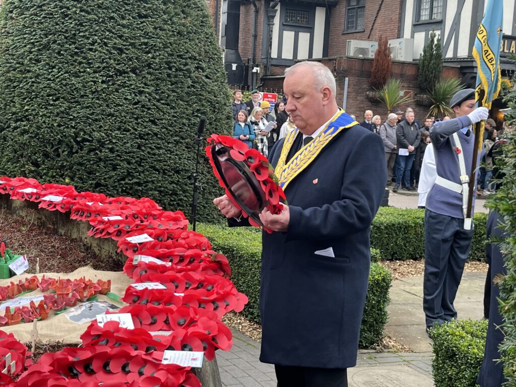 St Albans Remembrance Sunday parade and service. Photo: Matt Adams