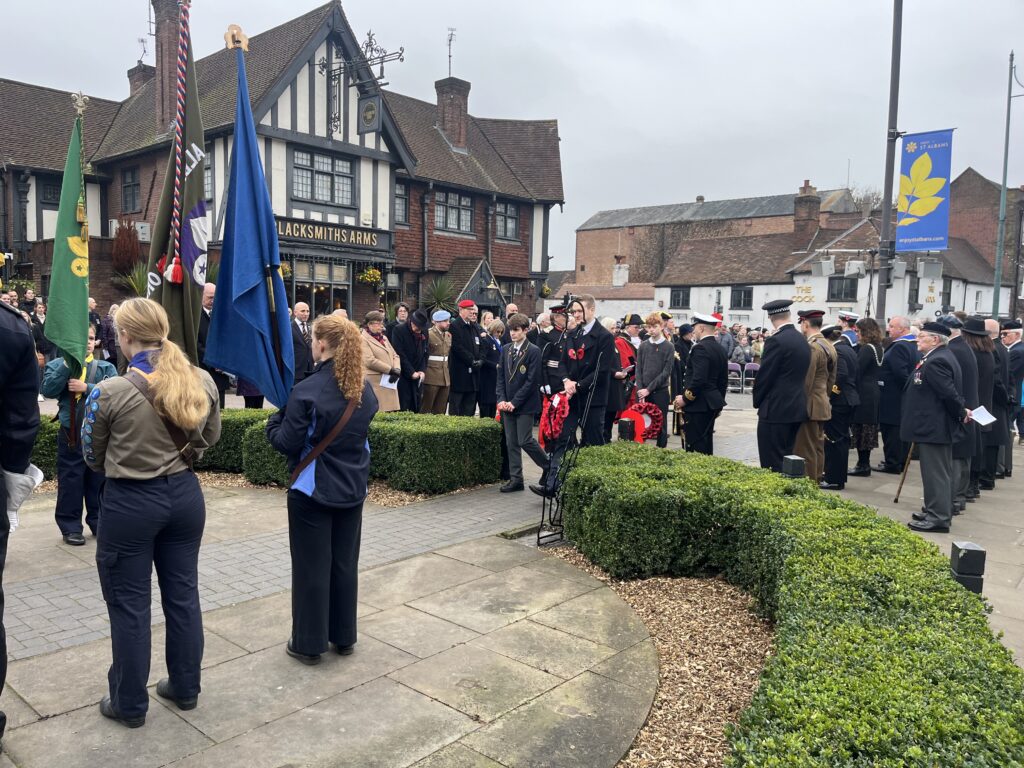 St Albans Remembrance Sunday parade and service. Photo: Matt Adams