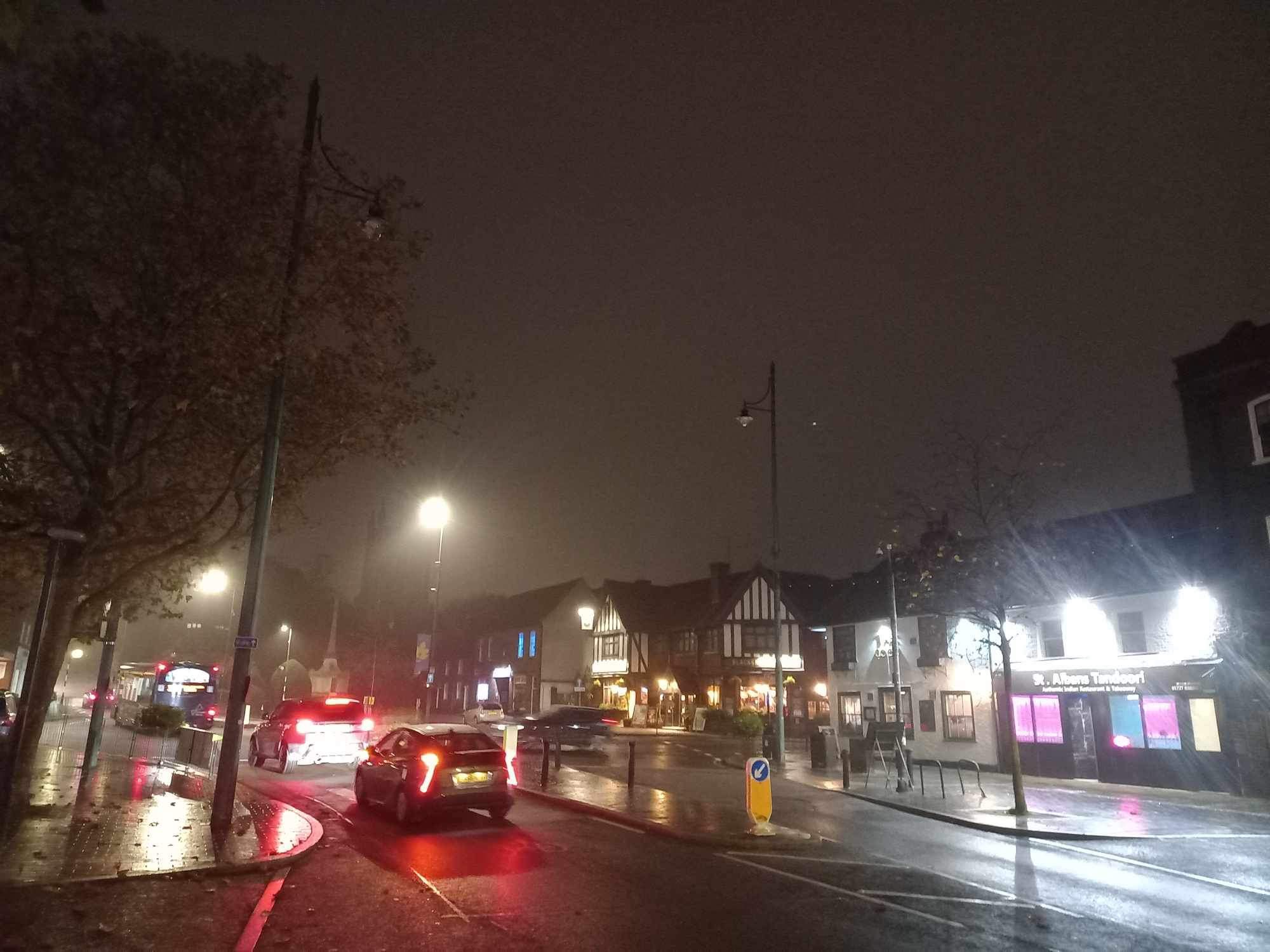 About a third of the street lights in St Peter's Street have not been working for a year.