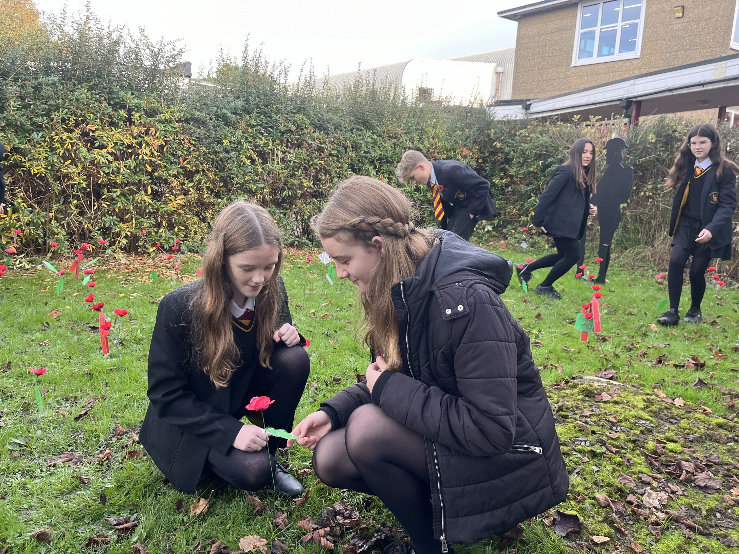 Remembrance Day commemorations at Marlborough Science Academy.