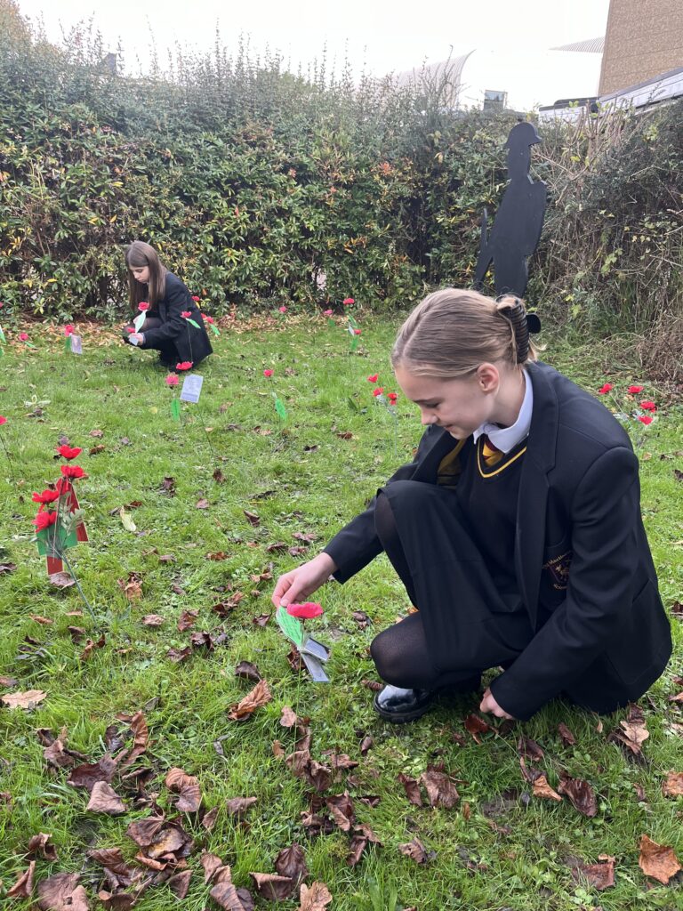 Remembrance Day commemorations at Marlborough Science Academy.