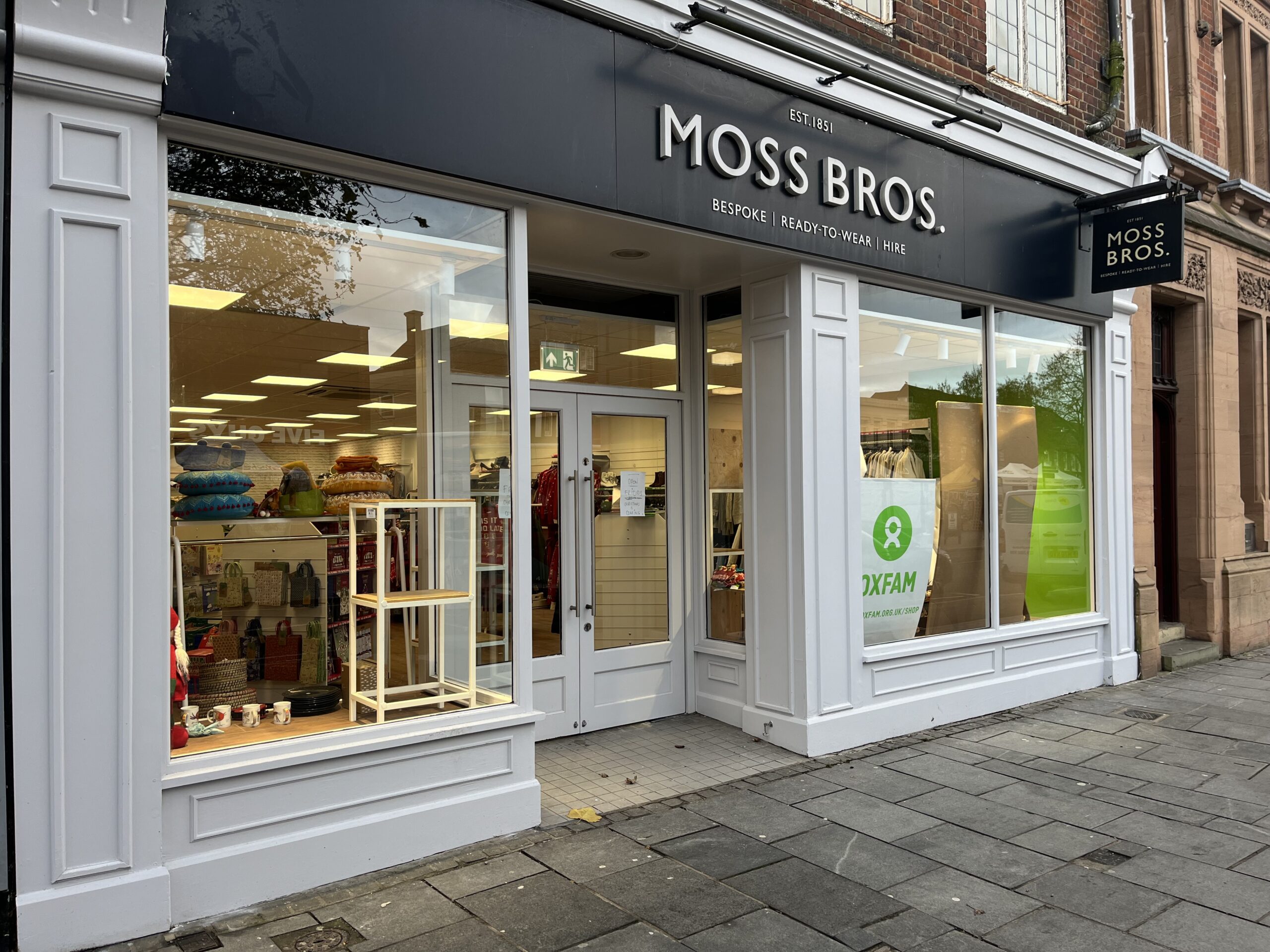 The new St Albans Oxfam store.