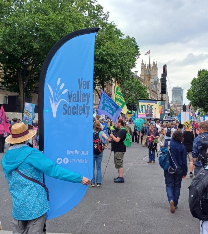 Members of the Ver Valley Society are joining the March for Clean Water in London on Sunday.