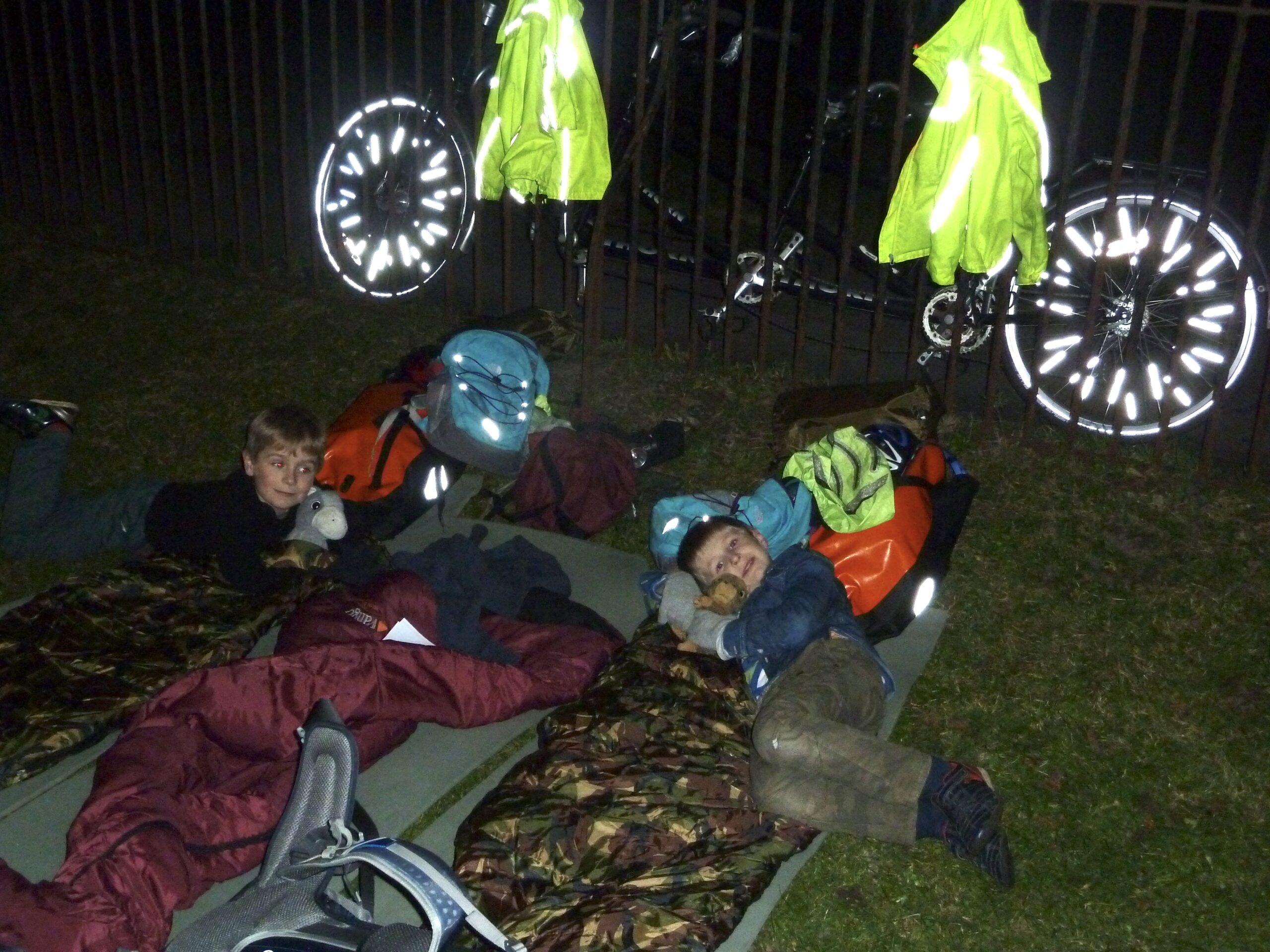 Different Sleep Outs for the Gaskin family.