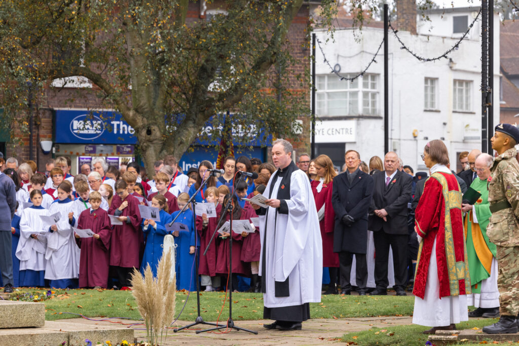 Harpenden Remembrance Sunday service and parade. Photo: Steve Collins