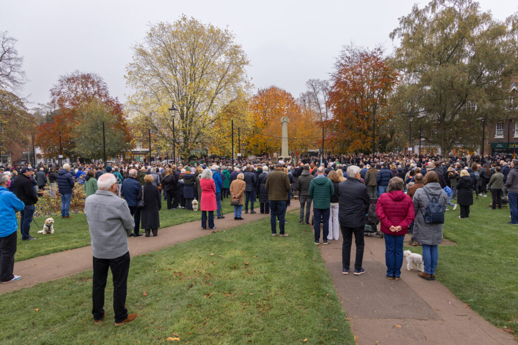 Harpenden Remembrance Sunday service and parade. Photo: Steve Collins